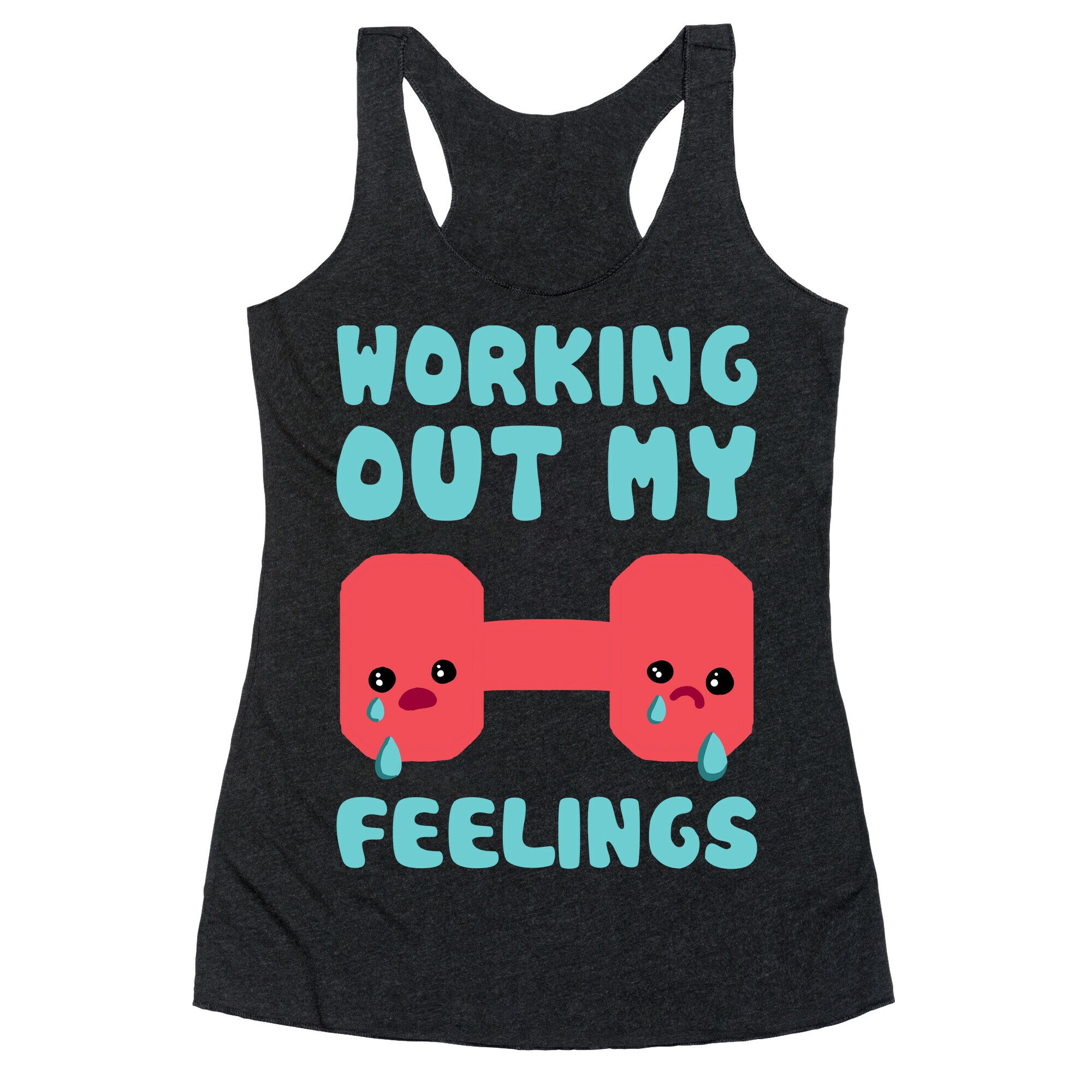 Working Out My Feelings Racerback Tank